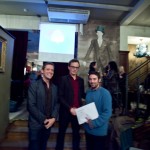Alexei with Best Short Award, London Lift-Off Festival 2012